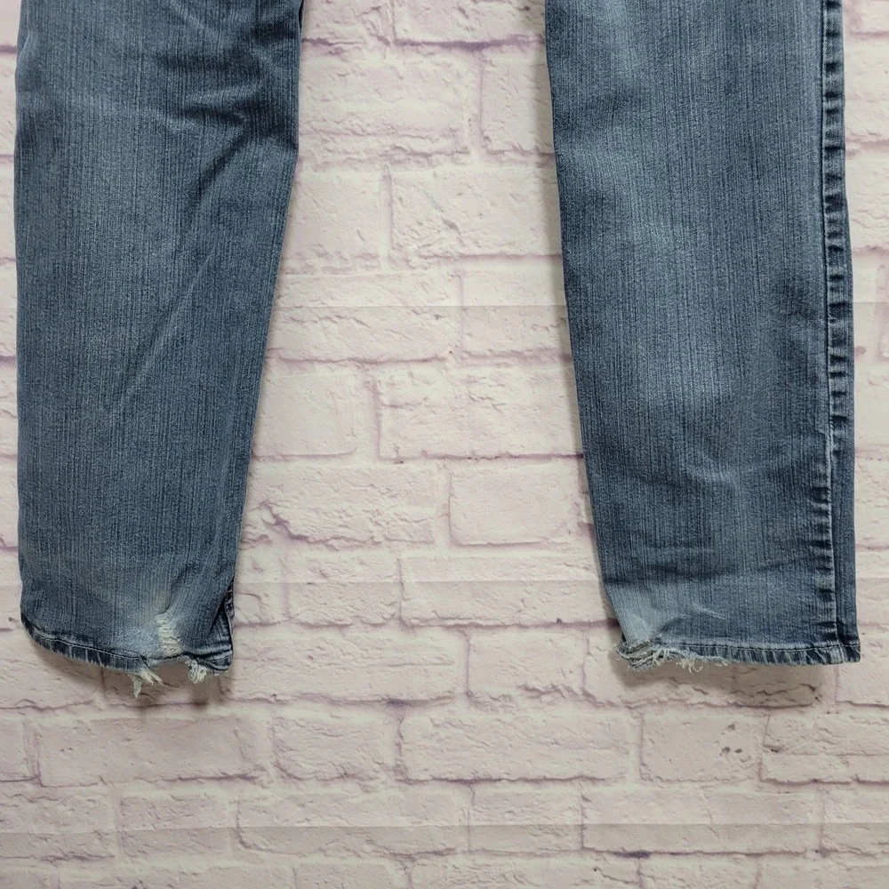Levi's 559 Relaxed Straight Jeans 33x34 Blue Denim Distressed Baggy‎ Workwear